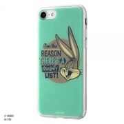 IJ-WP7TP/LN031 [iPhone SE（第2世代） / iPhone 8 / iPhone 7 用 TPUケース＋背面パネル ルーニー・テューンズ バッグス・バニー/ヴィンテージブルー]