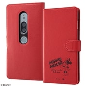 Xperia XZ2 Premium 用 手帳型ケース マグネット ディズニー ミニーマウス IJ-RDXZ2PELC3R/MN021