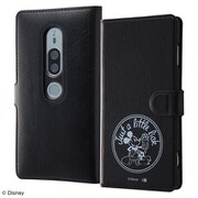 Xperia XZ2 Premium 用 手帳型ケース マグネット ディズニー ミッキーマウス IJ-RDXZ2PELC3B/MK019