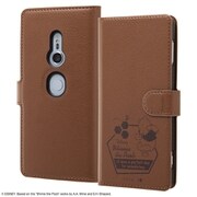 Xperia XZ2 用 手帳型ケース マグネット ディズニー くまのプーさん IJ-RDXZ2ELC3DK/PO027