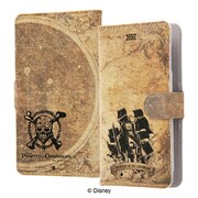 汎用 手帳型ケース マグネット ディズニー パイレーツ・オブ・カリビアン IJ-DSPFLC/POC005