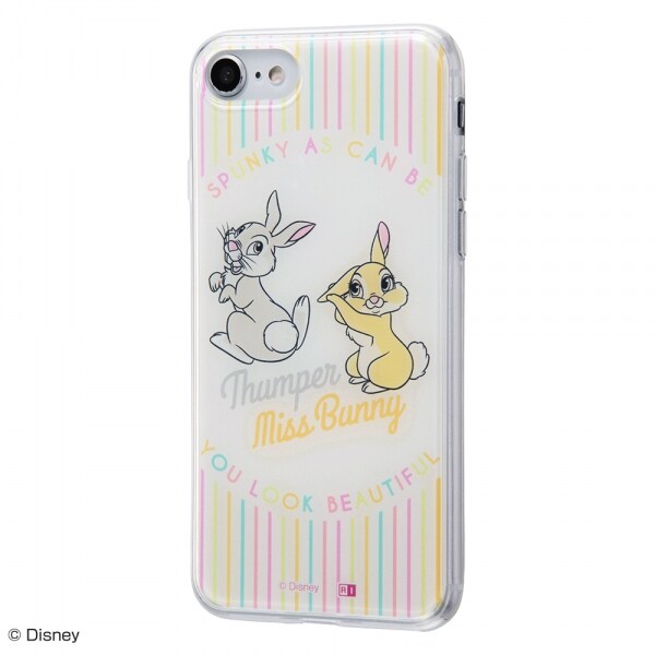 Ij Dp7tp 016 Iphone Se 第2世代 8 7 用 Tpuケース 背面パネル ディズニー バンビ とんすけミス バニー Spunky