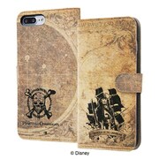 IJ-DP7PMLC/POC005 [iPhone 7 Plus 用 手帳型ケース マグネット ディズニー パイレーツ・オブ・カリビアン 最後の海賊]