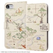 IJ-DP7MLC/PO024 [iPhone 8 / iPhone 7 用 手帳型ケース マグネット ディズニー くまのプーさん24]