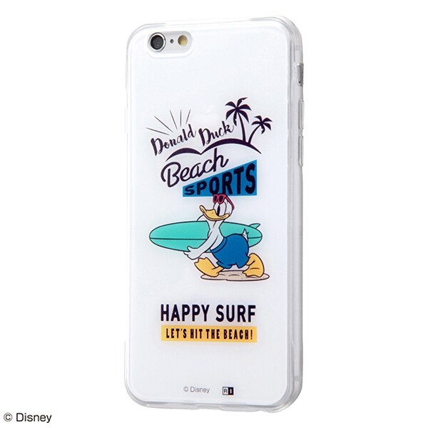 Ij Dp6tp Dd013 Iphone 6s 6 用 Tpuケース Surf 新作販売 ディズニー ドナルド 背面パネル