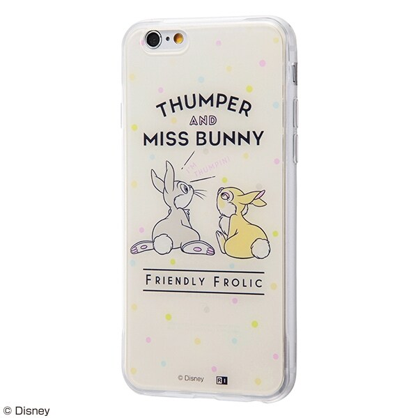 Ij Dp6tp 014 Iphone 6s 6 用 Tpuケース 背面パネル Frolic ディズニー Friendly お気に入り ミス とんすけ バニー バンビ