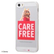 IJ-DP5TP/MS002 [iPhone SE（第1世代） /iPhone 5s /iPhone 5 用 TPUケース＋背面パネル マペッツ ミス・ピギー/Care free_1]