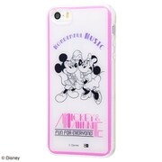 IJ-DP5TP/BMK03 [iPhone SE（第1世代） /iPhone 5s /iPhone 5 用 TPUケース＋背面パネル ディズニー ミッキー&ミニー/Party time！！_1]