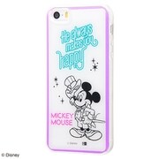 IJ-DP5TP/BMK01 [iPhone SE（第1世代） /iPhone 5s /iPhone 5 用 TPUケース＋背面パネル ディズニー ミッキーマウス/Party time！！_1]