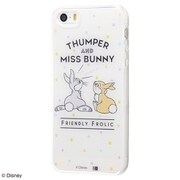 IJ-DP5TP/BB014 [iPhone SE（第1世代） /iPhone 5s /iPhone 5 用 TPUケース＋背面パネル ディズニー バンビ とんすけ＆ミス・バニー/Friendly Frolic]