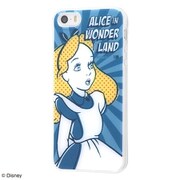 IJ-DP5TP/AC017 [iPhone SE（第1世代） /iPhone 5s /iPhone 5 用 TPUケース＋背面パネル ディズニー ふしぎの国のアリス POP]