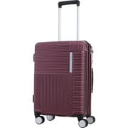 スーツケース REXA 55cm 拡張タイプ 旅行日数目安:3~4泊 36L/拡張時44L TSAロック搭載 機内持ち込み可 DARK RED DZ1-20001