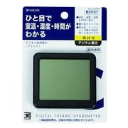 D-6560 [測HAKARI デジタル温湿度計（ブラック）]