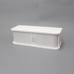 ジャバラ式カウンター上収納60幅 ホワイト KTX-60W