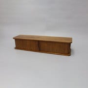 KTX-90DB [ジャバラ式カウンター上収納90幅 ダークブラウン]