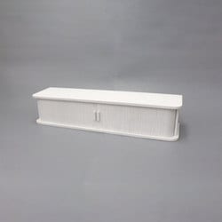 ジャバラ式カウンター上収納90幅 ホワイト KTX-90W