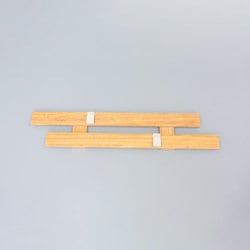 壁に付けられるすのこ2本（S型フック2個付） ナチュラル KBS-6613N