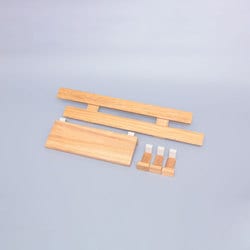 壁に付けられるすのこパッケージセット1 ナチュラル KBSP-1N