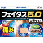 フェイタス5.0（大判サイズ） 20枚 [第2類医薬品 プラスター・テープ剤 ※セルフメディケーション税制対象商品]