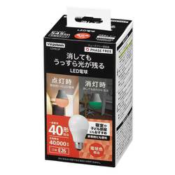蓄光/LED電球40形/電球色 LDA5LGF