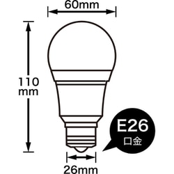 ヨドバシ.com - ヤザワ Yazawa LDA8LGF [蓄光/LED電球60形/電球色