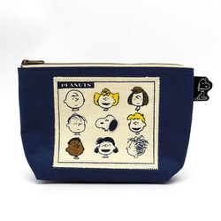 ヨドバシ Com ナカジマコーポレーション Nakajima Corporation Peanuts 化粧ポーチ スヌーピー Vintage 紺 キャラクターグッズ 通販 全品無料配達