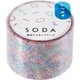 透明マスキングテープ SODA（ソーダ） 幅30mm×長さ5m ポップ CMT30-002