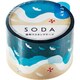 透明マスキングテープ SODA（ソーダ） 幅30mm×長さ5m ハマベ CMT30-003