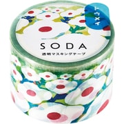 透明マスキングテープ SODA(ソーダ) 幅30mm×長さ5m ハナバタケ CMT30-007