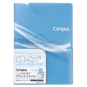 キャンパス プリントファイル 見開きワイド ブルー フ-CS755B