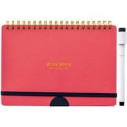 Write White ホワイトボードノート B6 レッド D08032