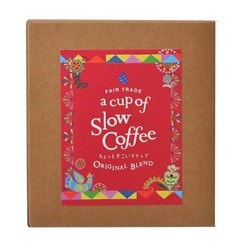 a cup of SlowCoffee ちょっとすごいドリップ オリジナルブレンド 12g×4パック（4杯分） [ドリップバッグ 期限切迫商品（賞味期限：2025年9月5日）]