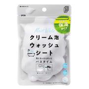 クリーム泡ウォッシュシート モイストホワイト