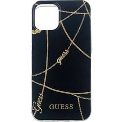 GUHCP12MPCUCHBK [iPhone 12 / iPhone 12 Pro 用 GUESS 公式ライセンス 背面ケース]