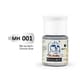 VICMH001 クロームシルバー 半艶 12ml [水性アクリル塗料 金属色]