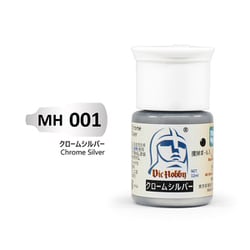 VICMH001 クロームシルバー 半艶 12ml [水性アクリル塗料 金属色]