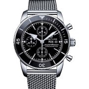 ブライトリング メンズ SSブレス スーパーオーシャンヘリテージ クロノグラフ BK 44mm 並行輸入品 2年保証 A13313121B1A1