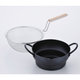彩食庵 IH対応 両手天ぷら鍋 木柄 フライヤー付き 18cm SM-9548