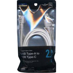 Type A to Type C ケーブル 3.0A 2m ホワイト R20CAAC3A01WH