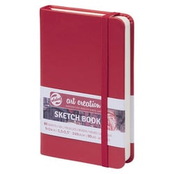 アートクリエーション スケッチブック レッド 9×14cm T9314-201M