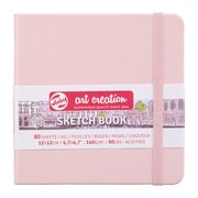 アートクリエーション スケッチブック パステルピンク 12×12cm T9314-014M