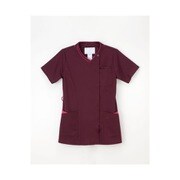 女子スクラブ ボルドー+ピンク RF-5087(S)