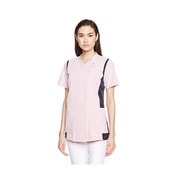 レディススクラブ(前開き) 3L ピンクXネイビー 972-43