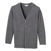 カーディガン(ロング丈) 3L グレー C-10