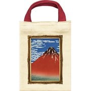 AB-00705 [名画コットンミニバッグ 葛飾北斎「赤富士」]