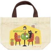 IT-01033 [糸井忠晴 コットン ランチバッグ「NEKO CAFE」]