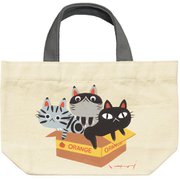 IT-01036 [糸井忠晴 コットン ランチバッグ「箱ねこ」]
