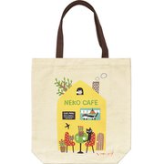 IT-01533 [糸井忠晴 コットン トートバッグ「NEKO CAFE」]