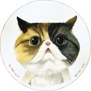 IT-01015 [糸井忠晴 木製ラウンドアート「くしゃM」]