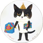 IT-01022 [糸井忠晴 木製ラウンドアート「ジャンM」]